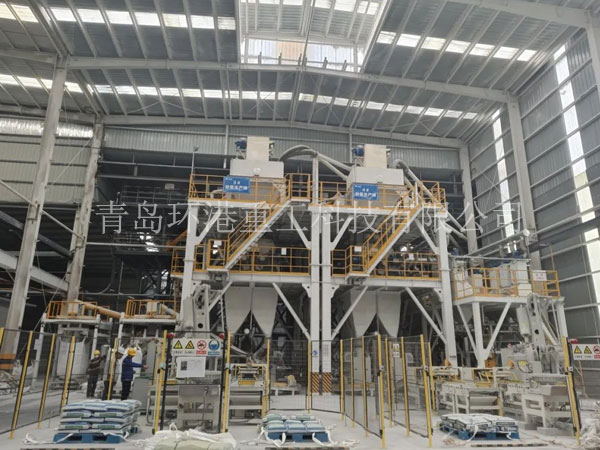 智能砂浆出产线